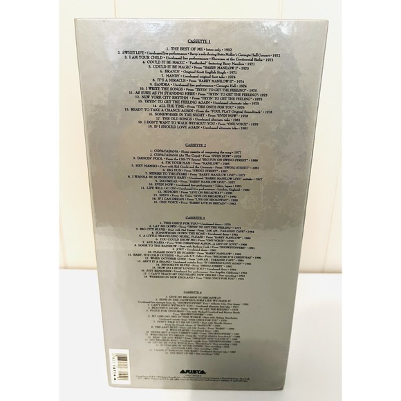 Barry Manilow Cassettes  Complete Collection And Then Some Set Of 4 Cassette NIB - Picture 3 of 4